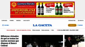 What Lagacetasalta.com.ar website looked like in 2022 (1 year ago)