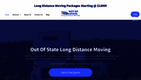What Longdistanceoutofstatemoving.com website looked like in 2022 (1 year ago)