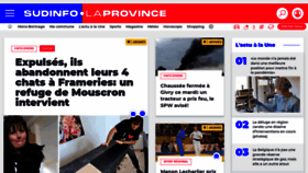 What Laprovince.be website looked like in 2022 (1 year ago)