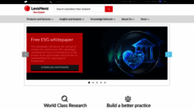 What Lexisnexis.co.nz website looked like in 2022 (1 year ago)
