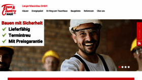 What Langer-massivbau.de website looked like in 2022 (1 year ago)