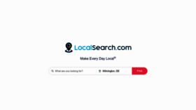 What Localsearch.com website looked like in 2022 (1 year ago)