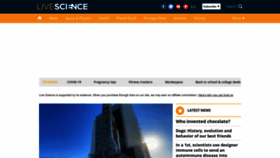 What Livescience.com website looked like in 2022 (1 year ago)