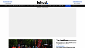 What Lohud.com website looked like in 2022 (1 year ago)