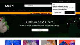 What Lushusa.com website looked like in 2022 (1 year ago)