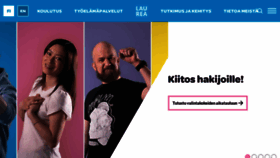 What Laurea.fi website looked like in 2022 (1 year ago)