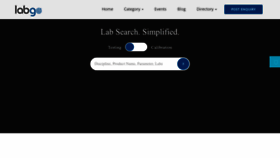What Labgo.in website looked like in 2022 (3 years ago)