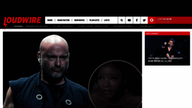 What Loudwire.com website looked like in 2022 (2 years ago)