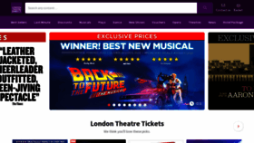 What Londontheatredirect.com website looked like in 2022 (1 year ago)