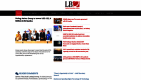 What Lankabusinessonline.com website looked like in 2022 (1 year ago)