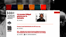 What La-srf.fr website looked like in 2022 (1 year ago)