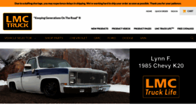 What Lmctruck.com website looked like in 2022 (1 year ago)