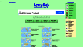 What Lyngsat-maps.com website looked like in 2022 (1 year ago)