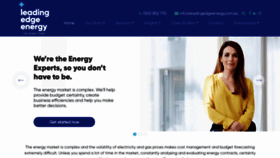 What Leadingedgeenergy.com.au website looked like in 2022 (1 year ago)