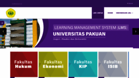 What Lms.unpak.ac.id website looked like in 2022 (1 year ago)