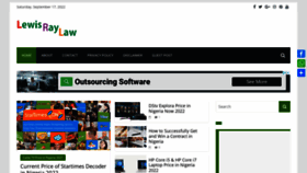 What Lewisraylaw.com website looked like in 2022 (1 year ago)