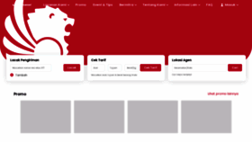 What Lionparcel.com website looked like in 2022 (1 year ago)