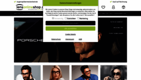 What Lensonlineshop.de website looked like in 2022 (1 year ago)