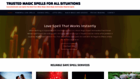 What Loversmagicspells.com website looked like in 2022 (1 year ago)