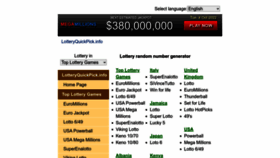 What Lotteryquickpick.info website looked like in 2022 (2 years ago)