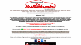 What Losdeslumbrantes.com.mx website looked like in 2022 (1 year ago)