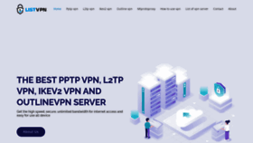 What Listvpn.net website looked like in 2022 (1 year ago)