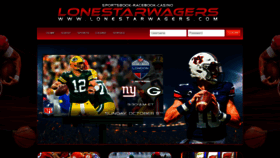 What Lonestarwagers.com website looked like in 2022 (1 year ago)