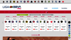 What Ligafemenil.mx website looked like in 2022 (3 years ago)