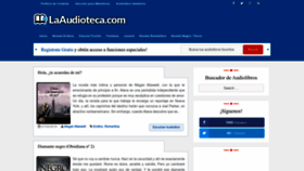 What Laaudioteca.com website looked like in 2022 (1 year ago)