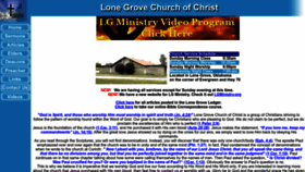 What Lgchurchofchrist.com website looked like in 2022 (1 year ago)