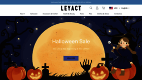 What Leyactstore.com website looked like in 2022 (1 year ago)
