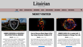 What Litairian.com website looked like in 2022 (1 year ago)