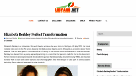 What Libyann.net website looked like in 2022 (1 year ago)