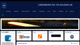 What Lindenborgroklub.dk website looked like in 2022 (1 year ago)