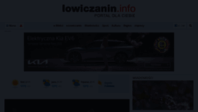 What Lowiczanin.info website looked like in 2022 (1 year ago)