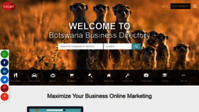 What Localbotswana.com website looked like in 2022 (1 year ago)
