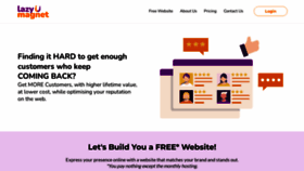 What Lazymagnet.com website looked like in 2022 (2 years ago)