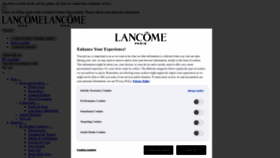 What Lancome.co.uk website looked like in 2022 (1 year ago)