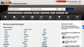 What Locanto.fr website looked like in 2022 (1 year ago)