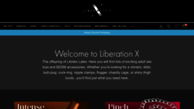 What Liberation-x.com website looked like in 2022 (1 year ago)