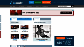 What Losacordes.com website looked like in 2022 (1 year ago)
