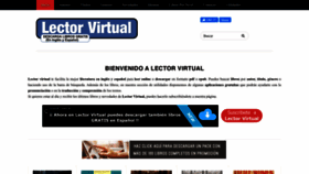 What Lectorvirtual.com website looked like in 2022 (1 year ago)