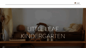 What Littleleafkindergarten.com website looked like in 2022 (1 year ago)