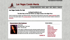 What Lasvegascondomania.com website looked like in 2022 (1 year ago)