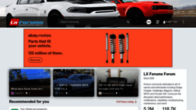 What Lxforums.com website looked like in 2022 (1 year ago)