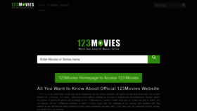 What La123movies.com website looked like in 2022 (1 year ago)