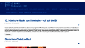 What Lgburg.de website looked like in 2022 (1 year ago)