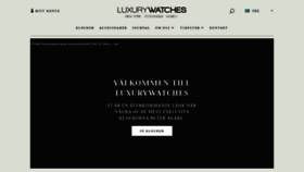 What Luxurywatches.se website looked like in 2022 (1 year ago)