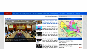 What Laocai.gov.vn website looked like in 2022 (1 year ago)