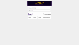 What Live247.tv website looked like in 2022 (1 year ago)